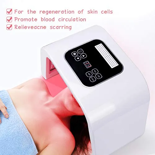 7 Color LED Facial Mask, Yofuly Portable Photon Anti-aging Skin Rejuvenation Treatment Skin Toning Facial Skin Care Mask Device for Home Salon Use