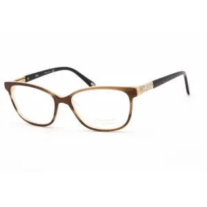 Emozioni Women's Eyeglasses - Brown Horn Acetate Cat Eye Shape Frame | 4049 0EX4 00