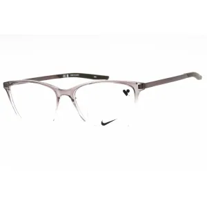 Nike Women's Eyeglasses - Dark Grey Fade/Cargo Khaki Cat Eye Frame | NIKE 7284 025
