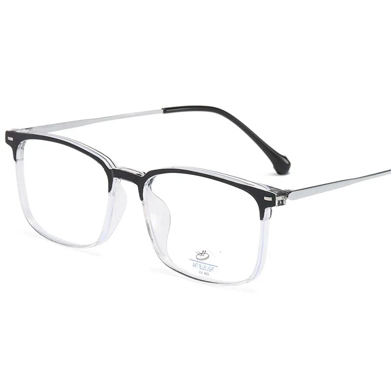 Reven Jate Unisex Full Rim Square Tr 90 Eyeglasses 81250