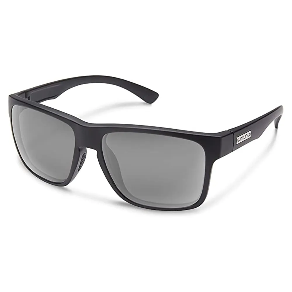 Suncloud Women's Black Frame Gray Green Lens Polarized Cityscape Sunglasses - S-RBPPGYMB
