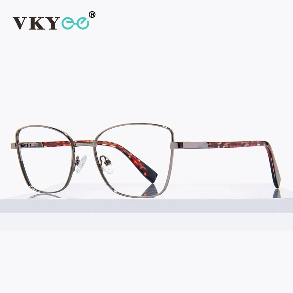 Vicky Women's Full Rim Square Alloy Reading Glasses 3010