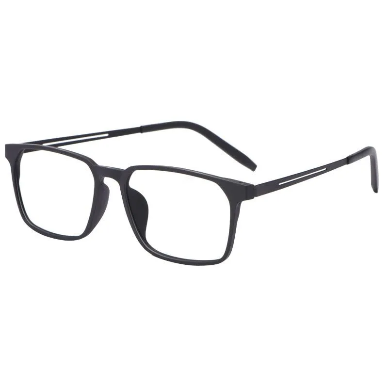 Yimaruili Unisex Full Rim Square Titanium Eyeglasses 8878