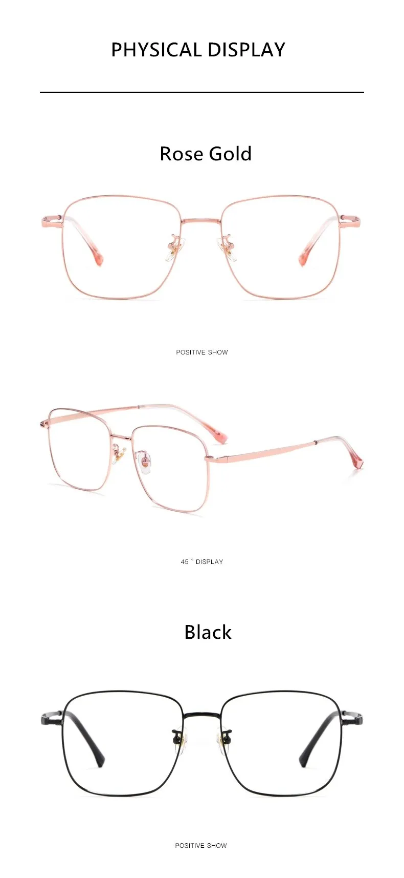 Yimaruili Unisex Full Rim Titanium Round Frame Eyeglasses T3501